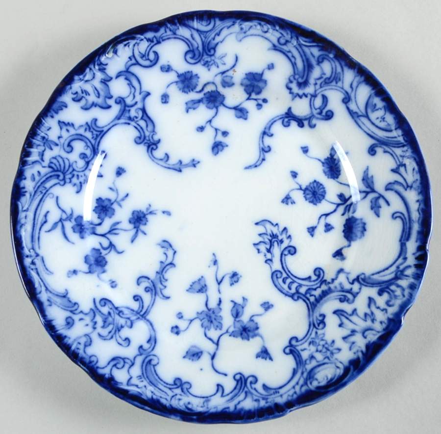 Marie (Flow Blue) Salad Plate by Grindley-1