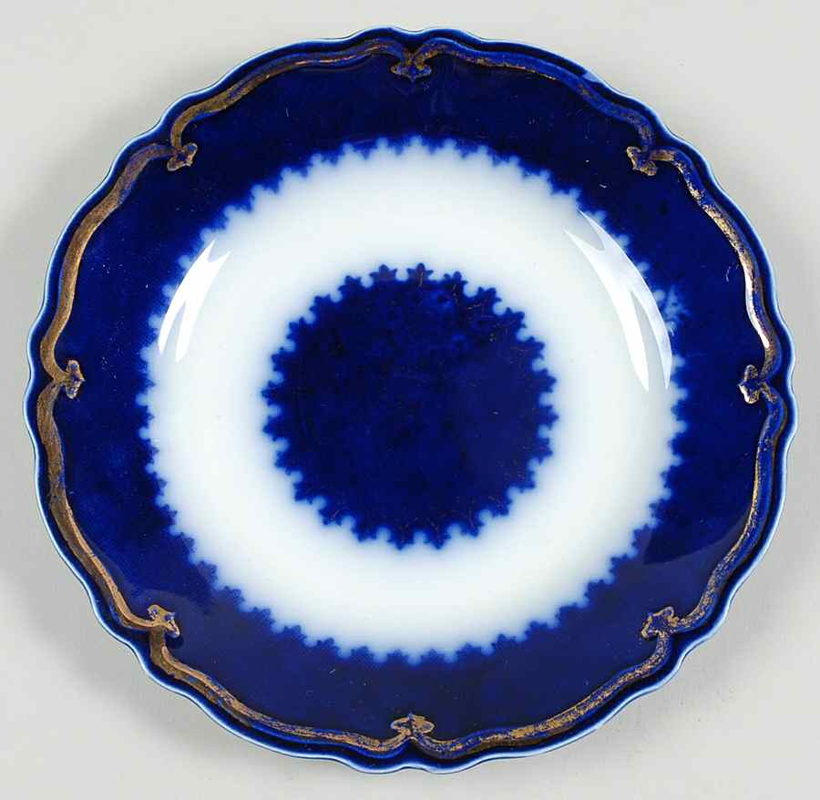 The Marquis (Flow Blue with Gold) Salad Plate by Grindley-1