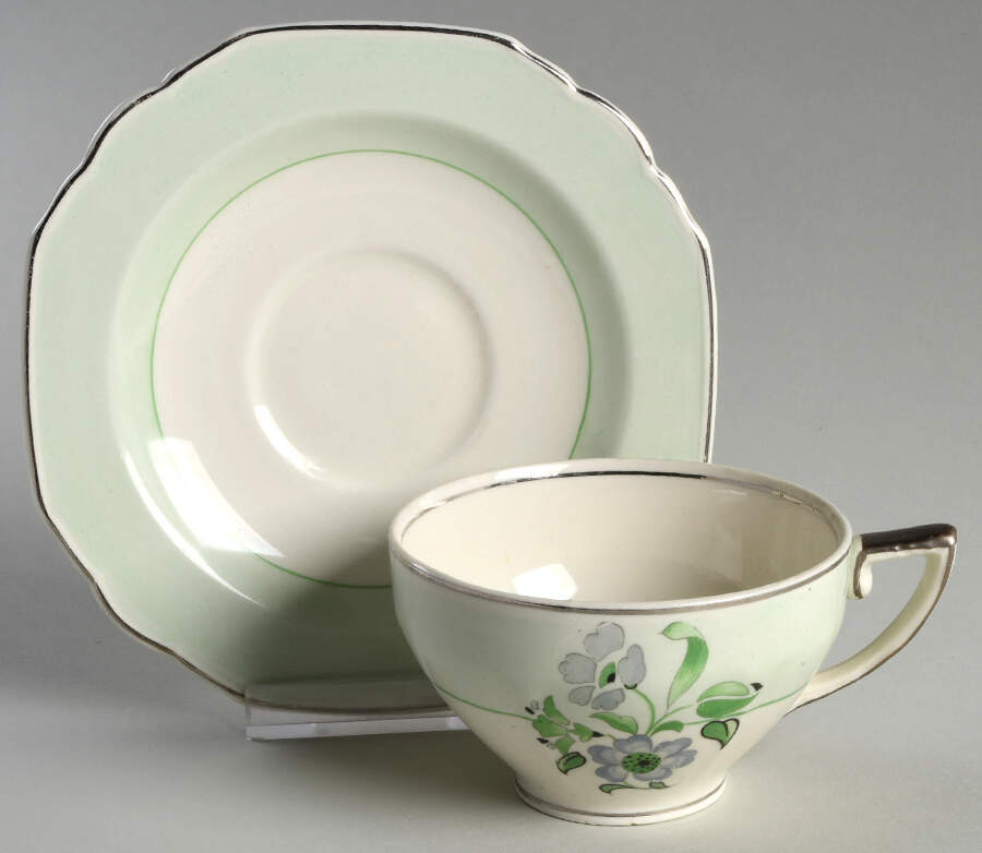 The Medina Flat Cup & Saucer Set by Grindley-1