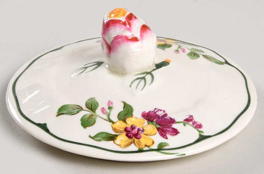 Melrose Rose Floral (Marlborough) Lid for Sugar Bowl by Grindley-1