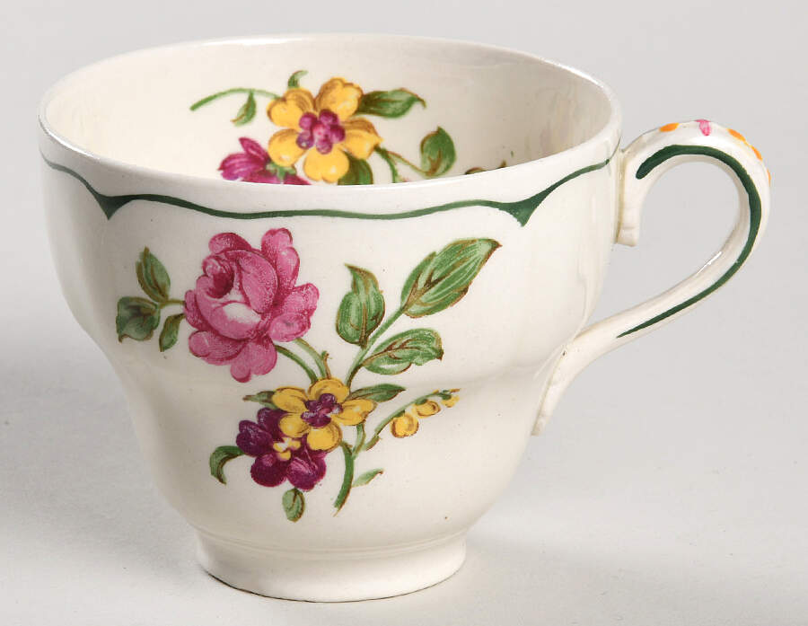 Melrose Rose Floral (Marlborough) Flat Cup by Grindley-1