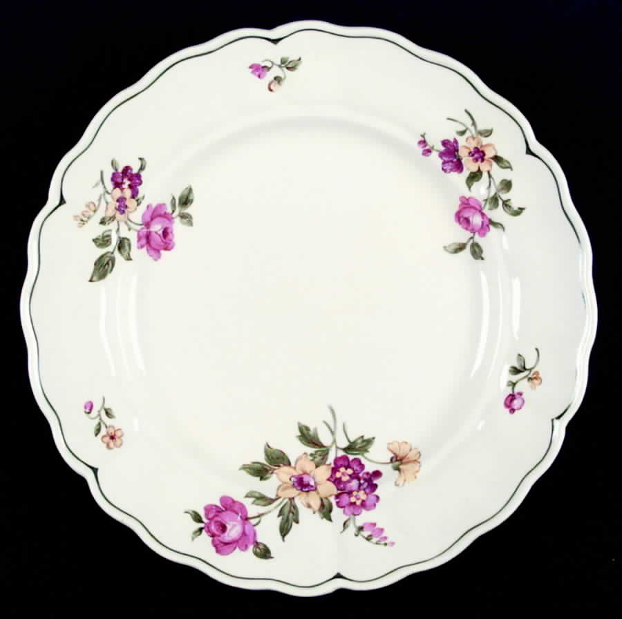 Melrose Rose Floral (Marlborough) Dinner Plate by Grindley-1