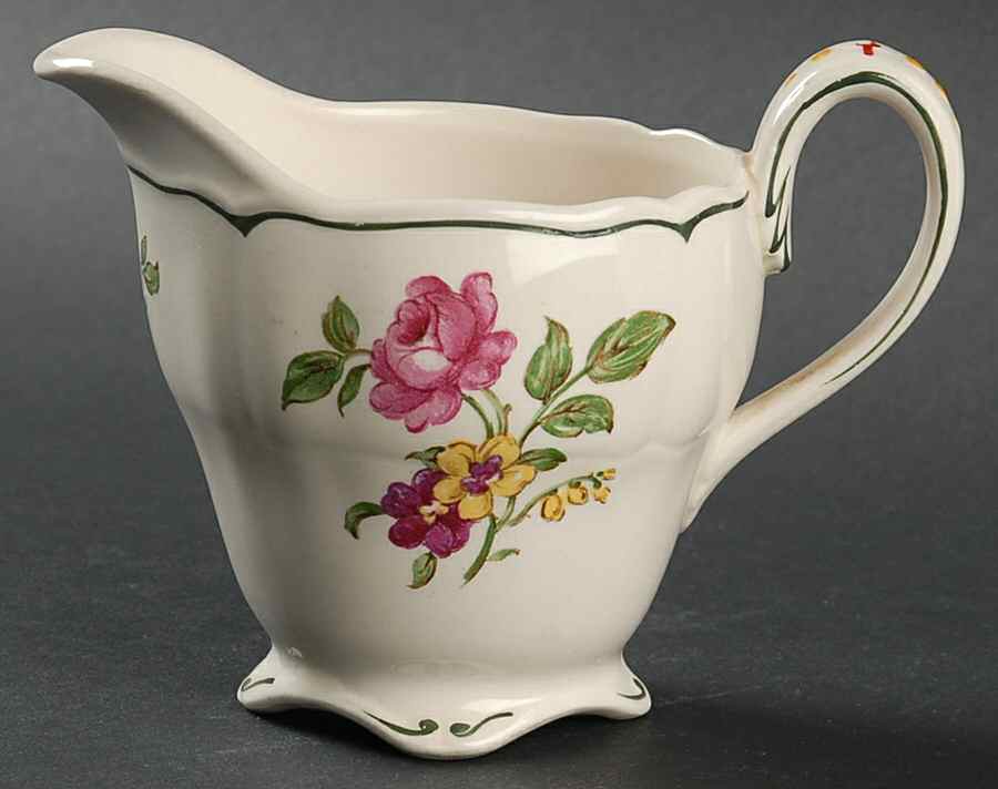 Melrose Rose Floral (Marlborough) Creamer by Grindley-1