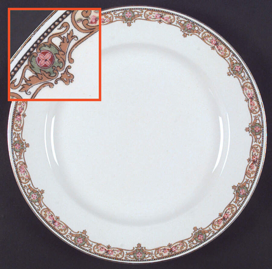 The Minden Dinner Plate by Grindley-1