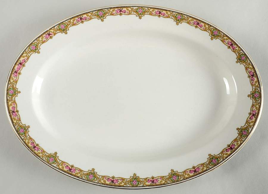 The Minden 13" Oval Serving Platter by Grindley-1