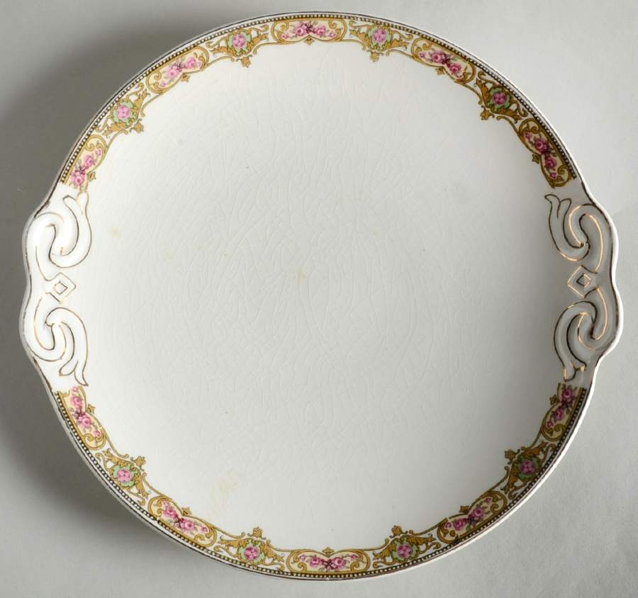 The Minden Handled Cake Plate by Grindley-1