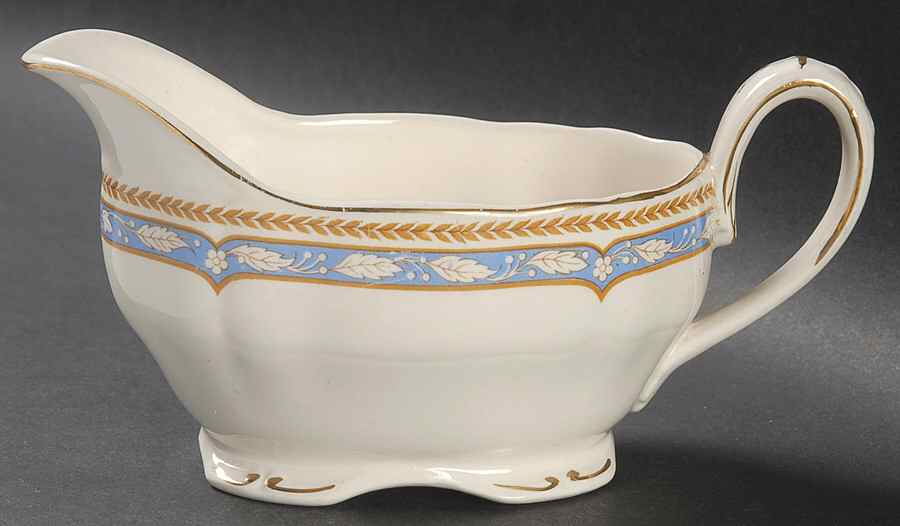Monmouth (Scalloped Edge) Gravy Boat by Grindley-1