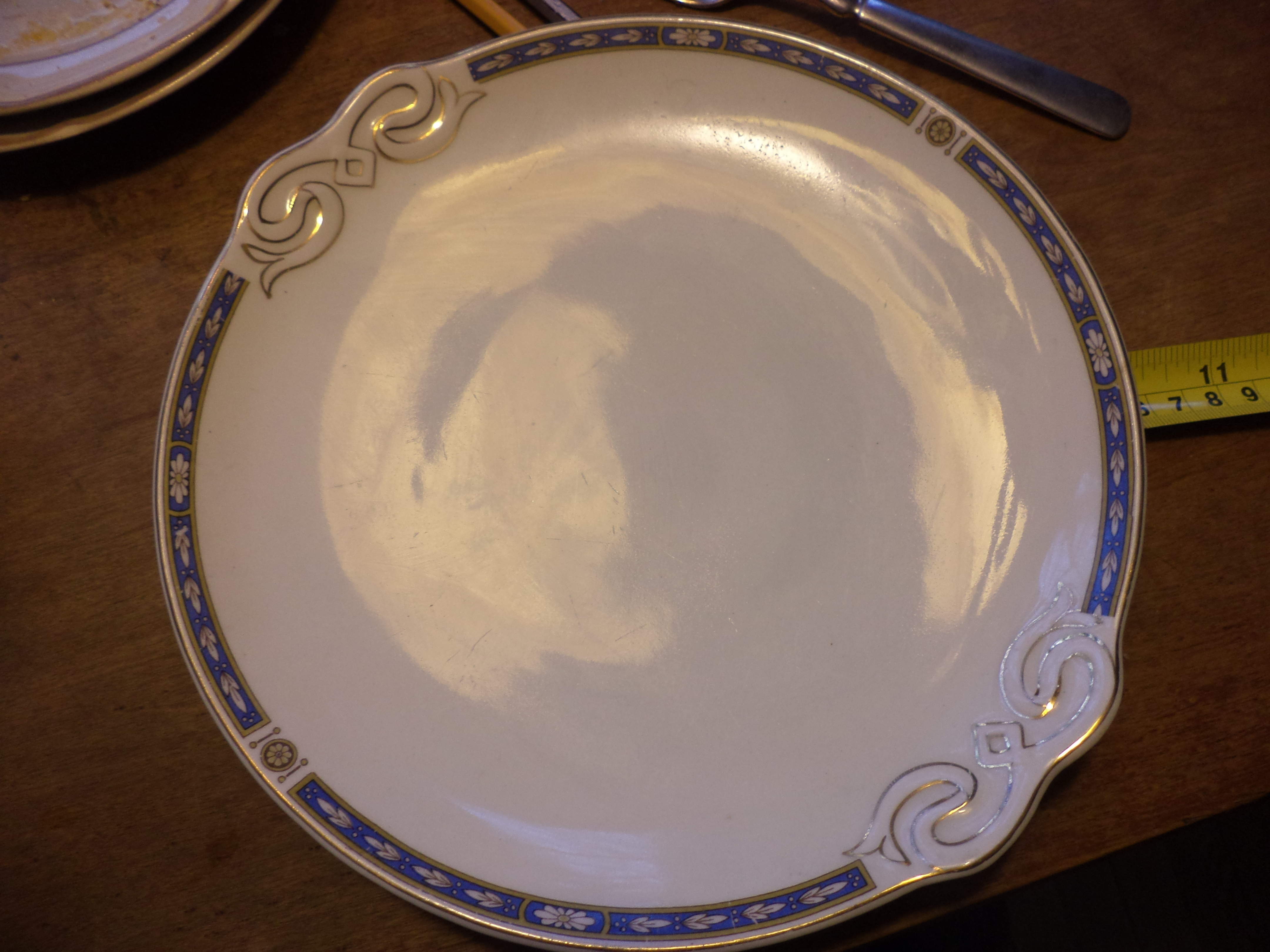 Monmouth (Smooth Edge) Handled Cake Plate by Grindley-1