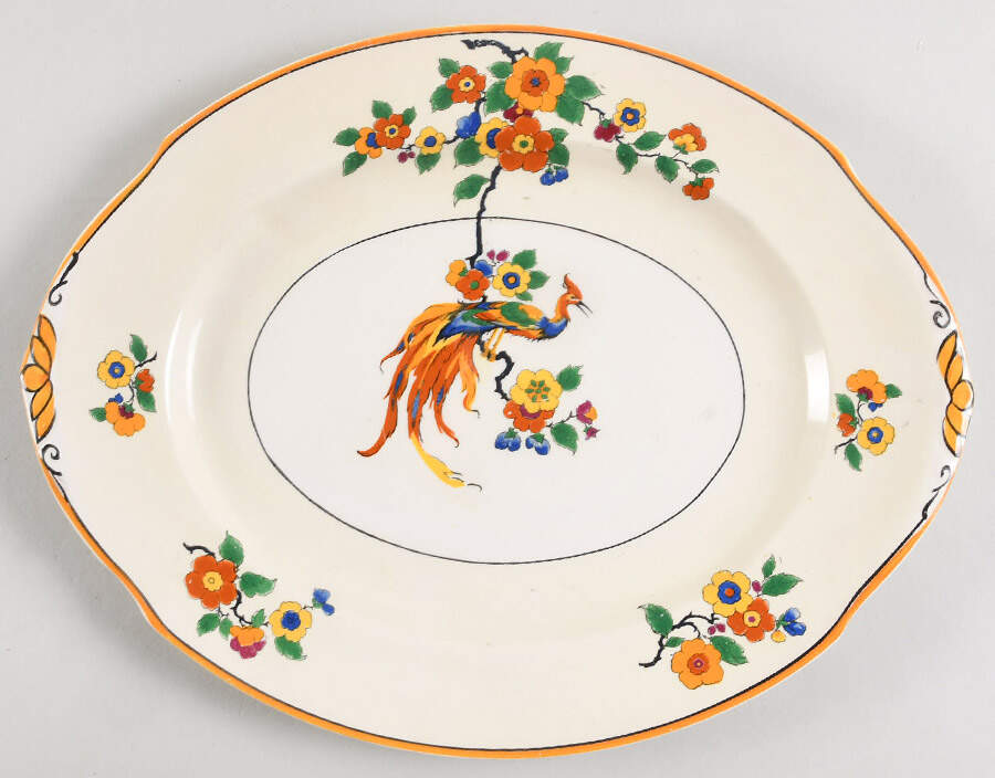 The Newport 12" Oval Serving Platter by Grindley-1