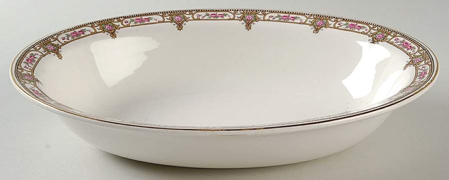 Normandie 9" Oval Vegetable Bowl by Grindley-1