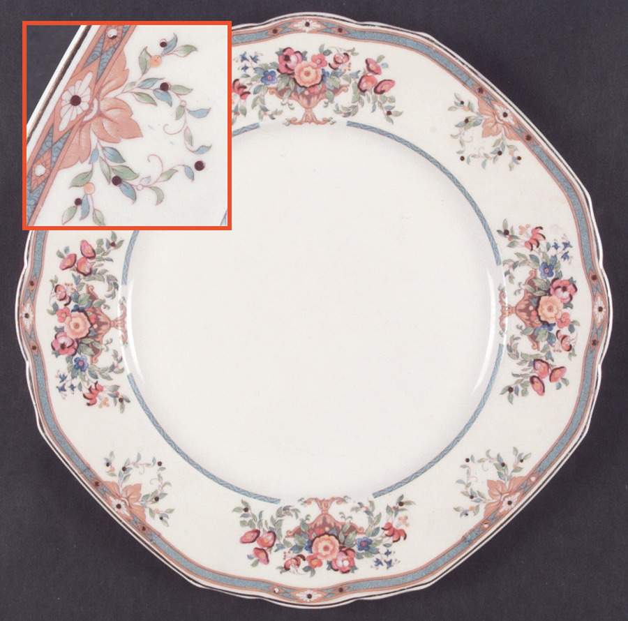 The Oakland Dinner Plate by Grindley-1