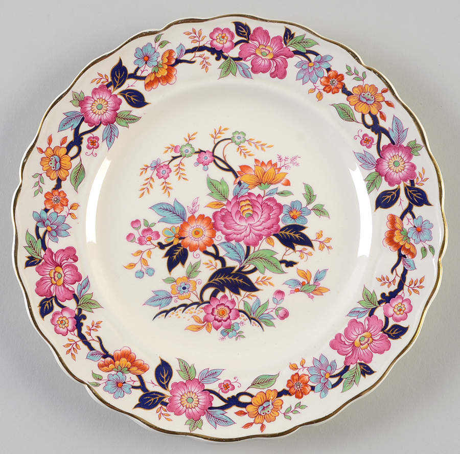 Old China Luncheon Plate by Grindley-1