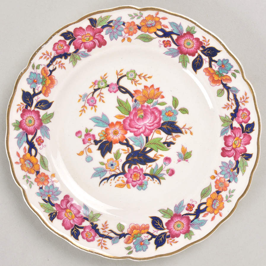 Old China Bread & Butter Plate by Grindley-1