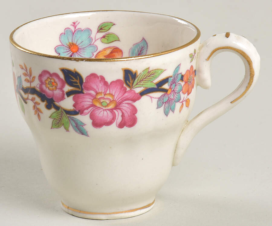 Old China Flat Demitasse Cup by Grindley-1
