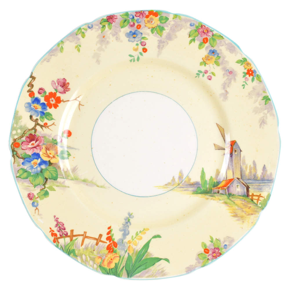 The Old Mill Dinner Plate by Grindley-1