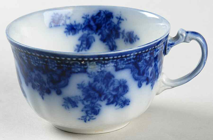 Osborne (Flow Blue) Flat Cup by Grindley-1