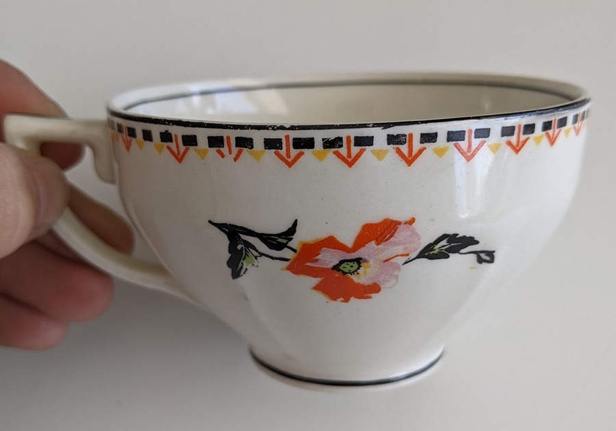 The Patricia Flat Cup by Grindley-1