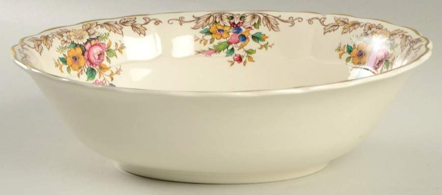 Penrose 9" Oval Vegetable Bowl by Grindley-1