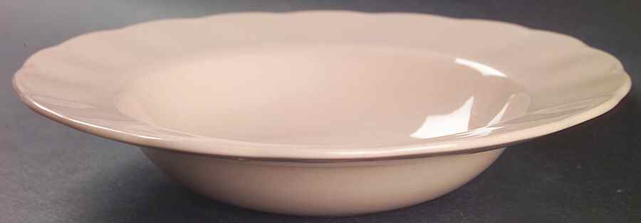 Peach Petal Rim Soup Bowl by Grindley-1
