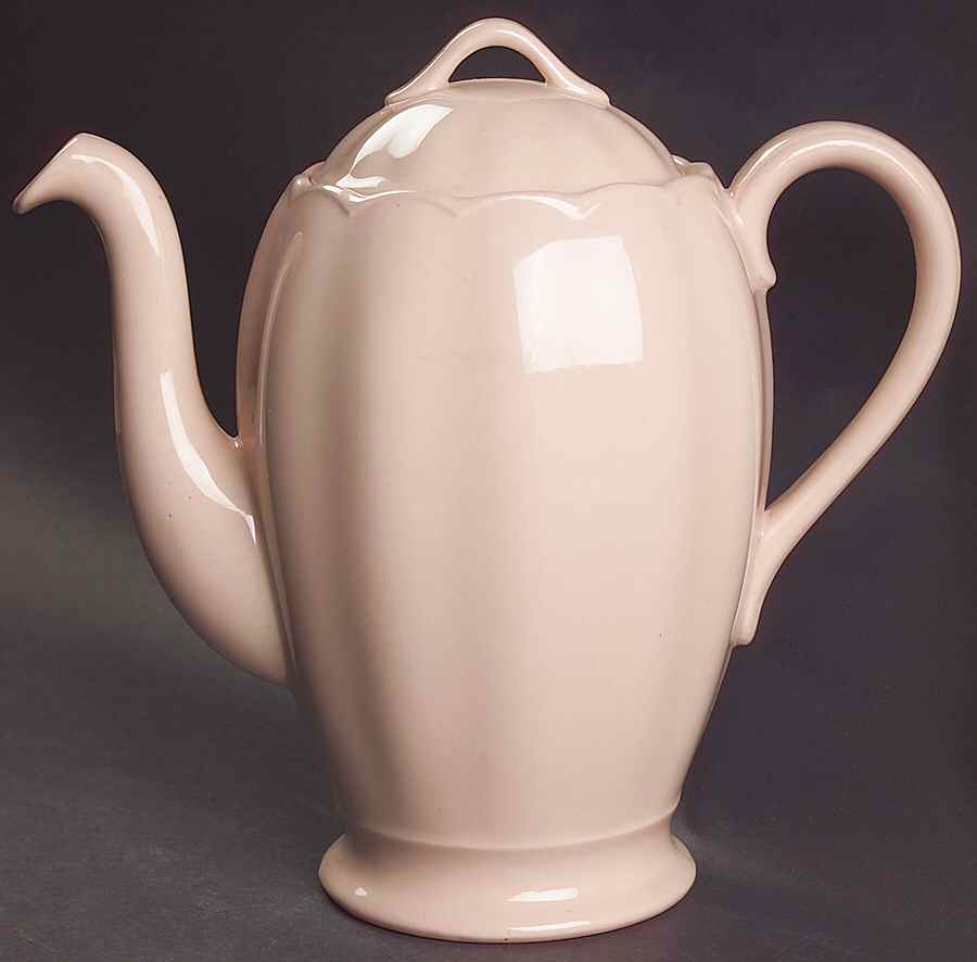 Peach Petal Coffee Pot & Lid by Grindley-1