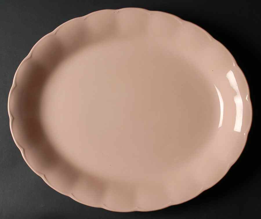 Peach Petal 16" Oval Serving Platter by Grindley-1