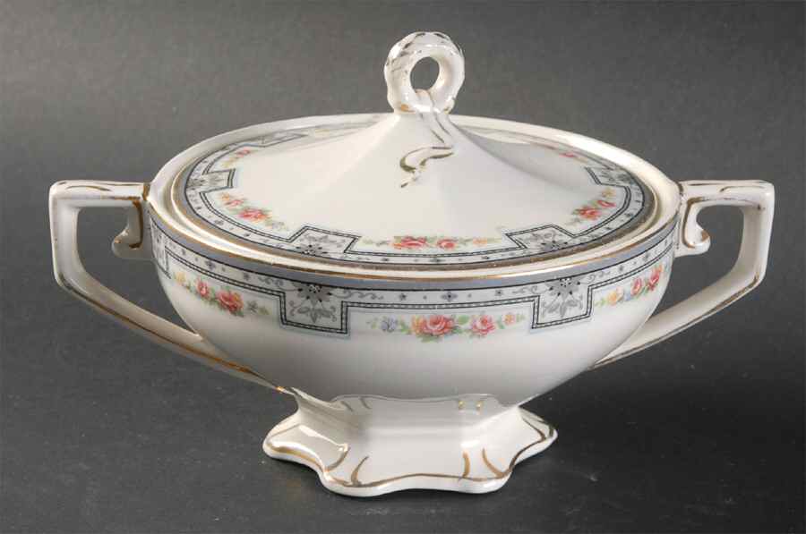 Preston Sugar Bowl & Lid by Grindley-1