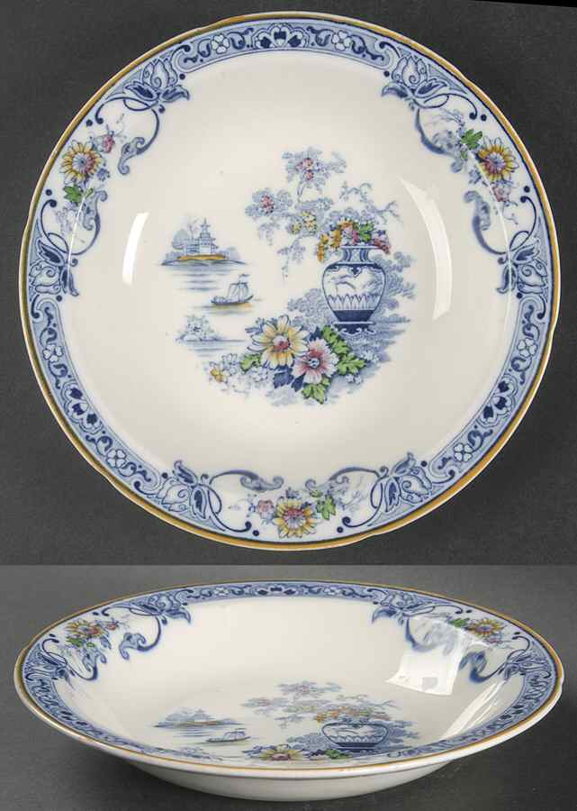 Richmond Rim Soup Bowl by Grindley-1