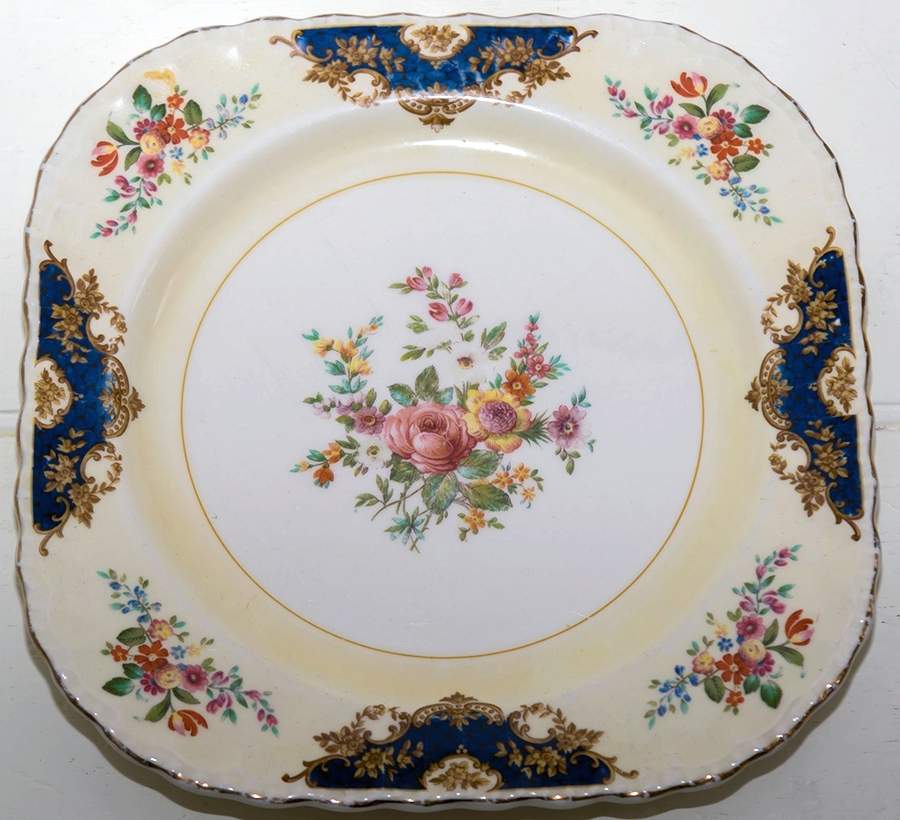 Romney Square Salad Plate by Grindley-1