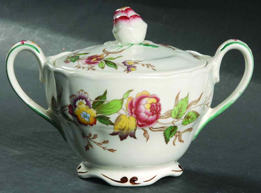 Rosalind Sugar Bowl & Lid by Grindley-1