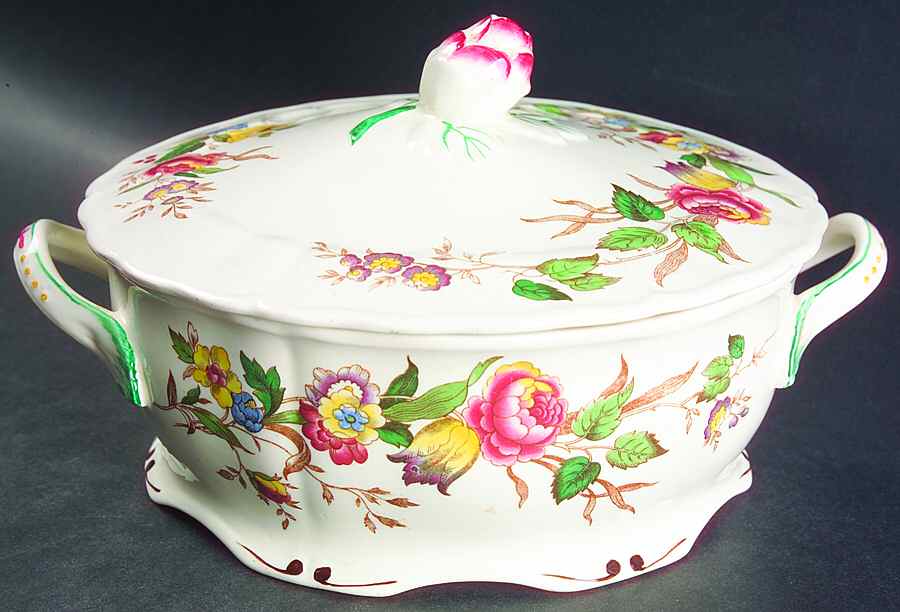 Rosalind Round Covered Vegetable by Grindley-1