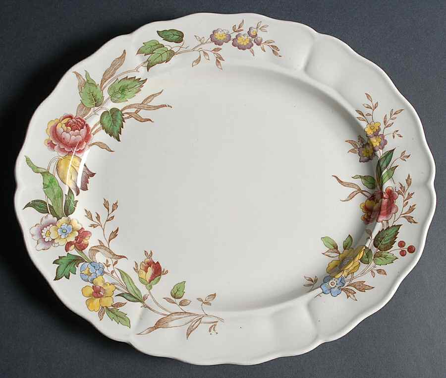 Rosalind 12" Oval Serving Platter by Grindley-1