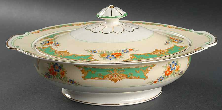 The Selkirk Oval Covered Vegetable by Grindley-1