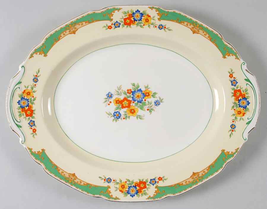 The Selkirk 16" Oval Serving Platter by Grindley-1