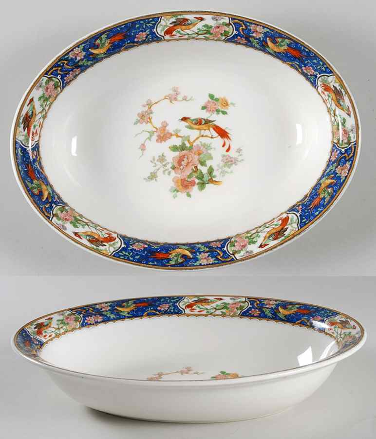 Stancliffe 9" Oval Vegetable Bowl by Grindley-1