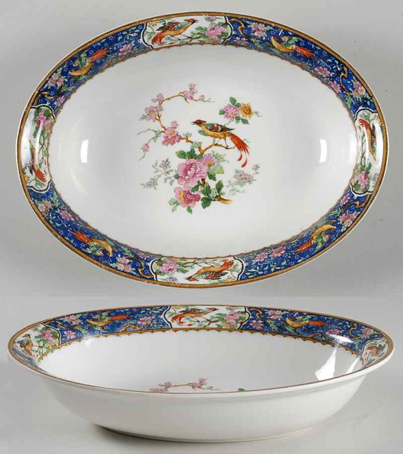 Stancliffe 9" Oval Vegetable Bowl by Grindley-1