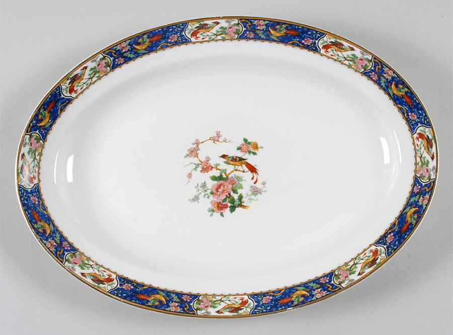 Stancliffe 15" Oval Serving Platter by Grindley-1