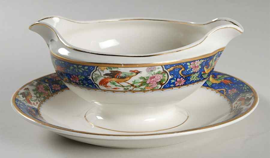 Stancliffe Gravy Boat with Attached Underplate by Grindley-1