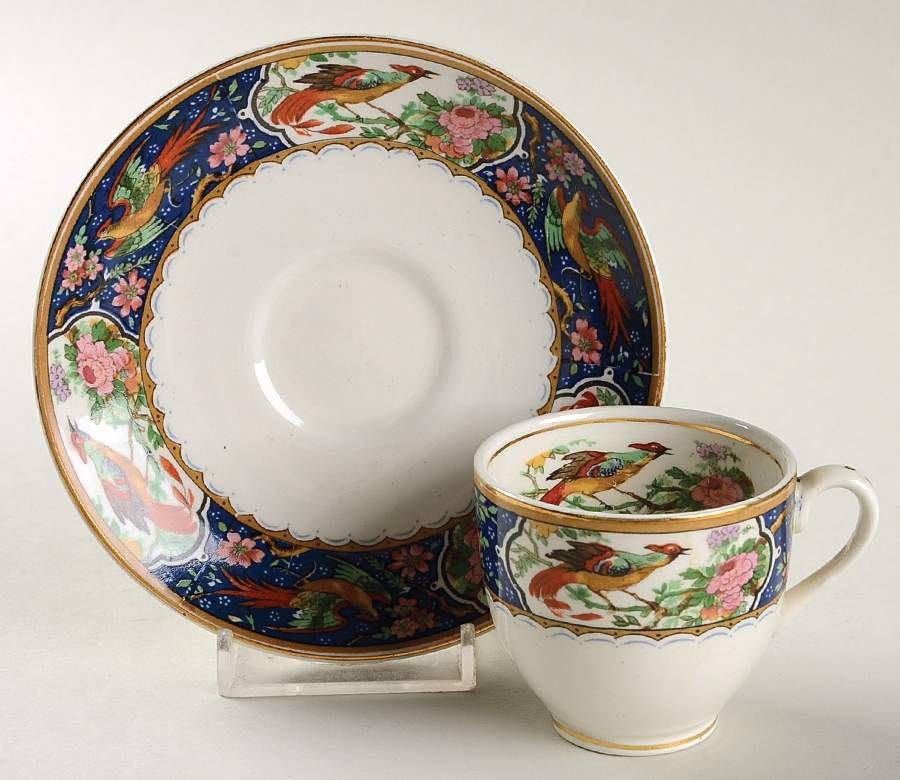 Stancliffe Flat Demitasse Cup & Saucer Set by Grindley-1