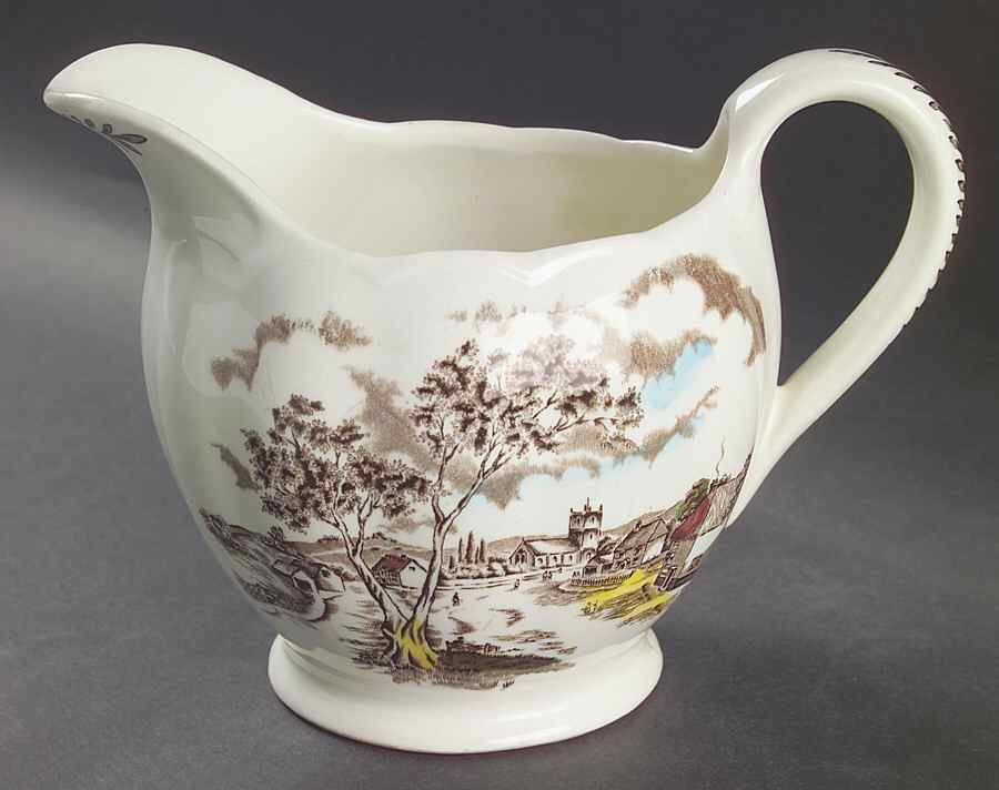 Sunday Morning Brown Multicolor 32 Oz Pitcher by Grindley-1