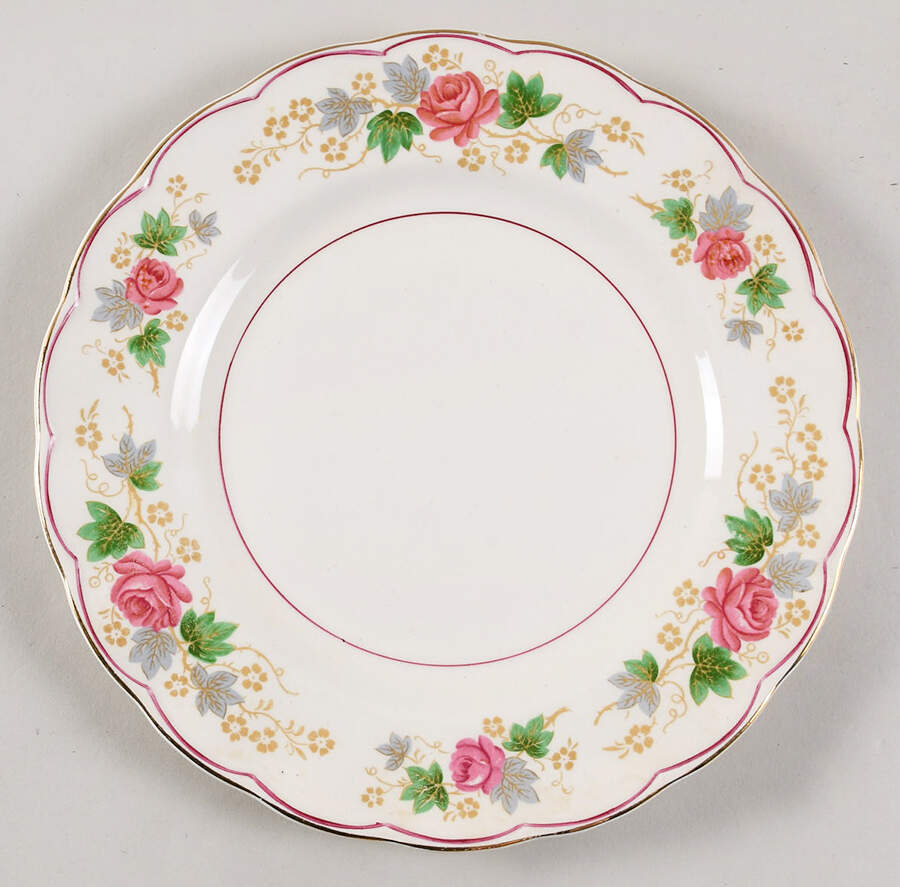 Swansea Rose Luncheon Plate by Grindley-1