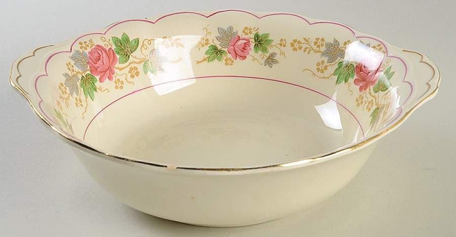 Swansea Rose 9" Round Vegetable Bowl by Grindley-1