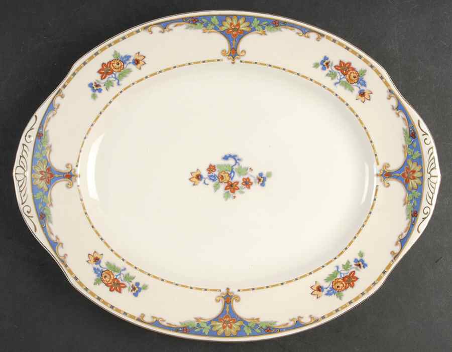 Virginia 14" Oval Serving Platter by Grindley-1