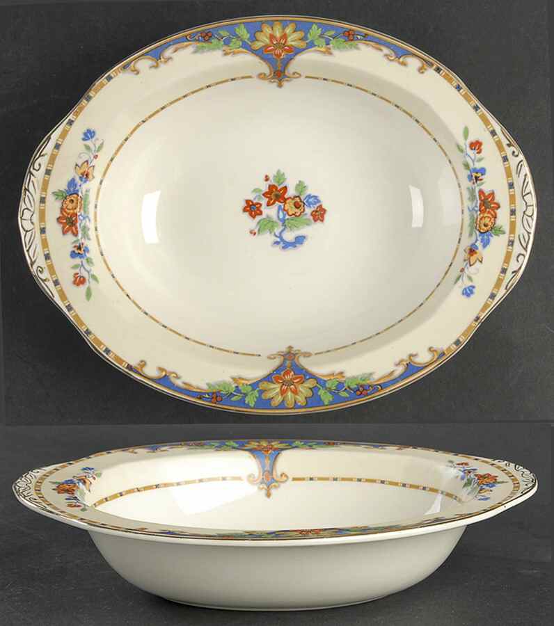Virginia 10" Oval Vegetable Bowl by Grindley-1