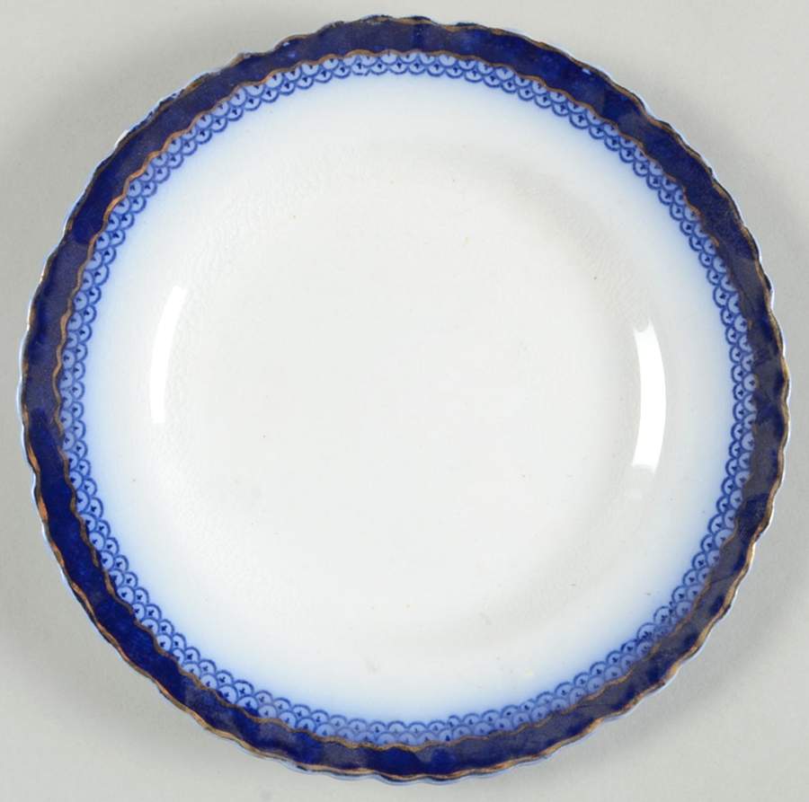 Wentworth (Flow Blue) Salad Plate by Grindley-1
