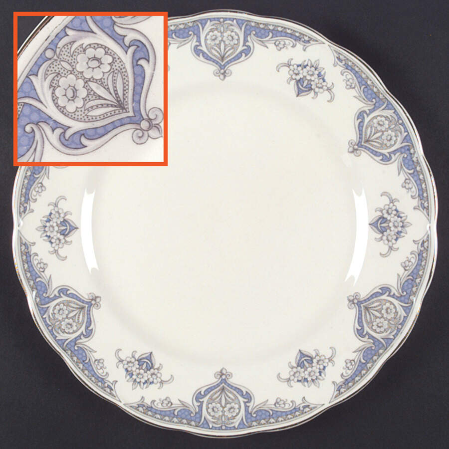 Windsor (Blue Border) Dinner Plate by Grindley-1