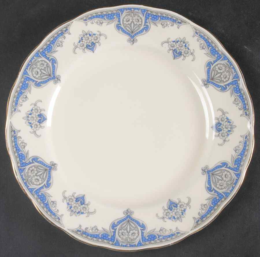 Windsor (Blue Border) Salad Plate by Grindley-1