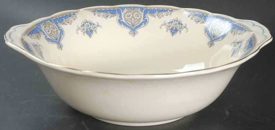 Windsor (Blue Border) 10" Round Vegetable Bowl by Grindley-1