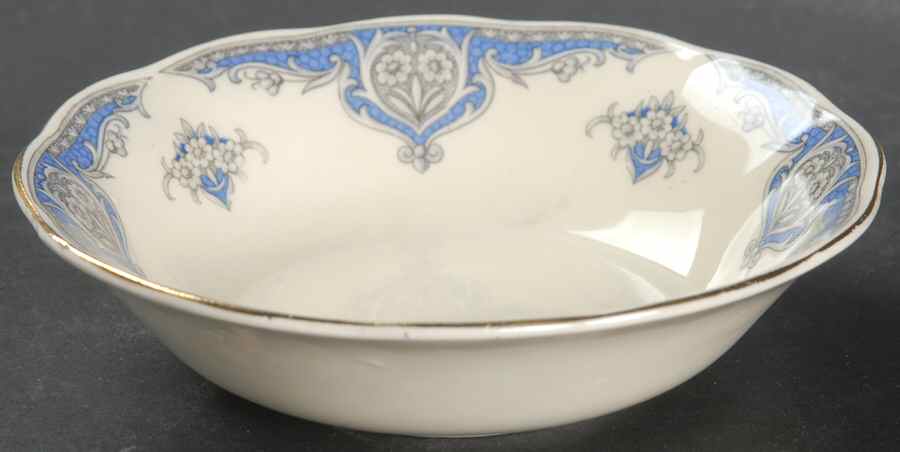 Windsor (Blue Border) Fruit/Dessert (Sauce) Bowl by Grindley-1