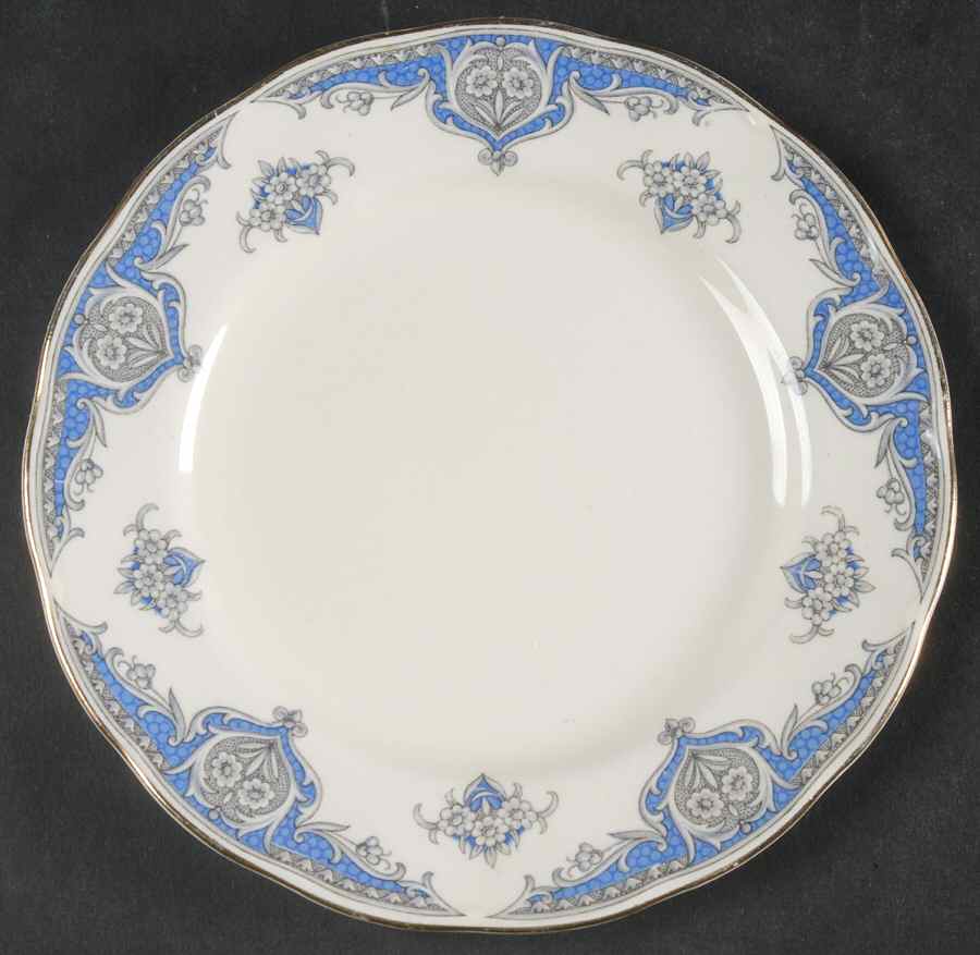 Windsor (Blue Border) Bread & Butter Plate by Grindley-1