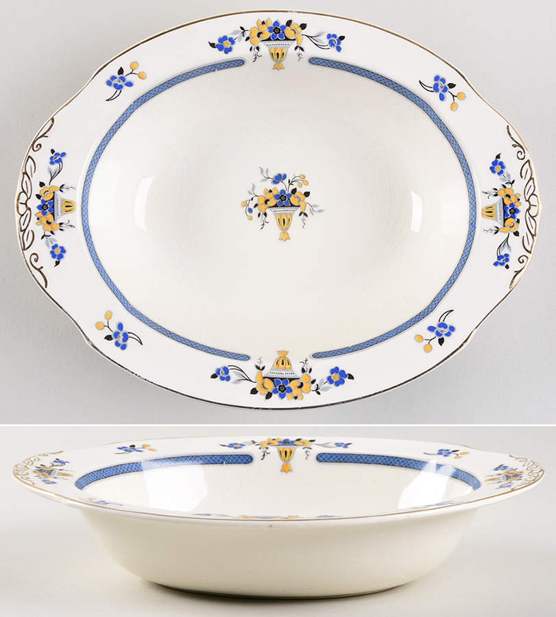 Winthrop 9" Oval Vegetable Bowl by Grindley-1
